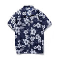 Plus Size 6XL 7XL 8XL Fashion Men's Shirts Men Hawaiian Camicias Casual Polyester Shirts Kapok Printed Short-sleeve Blouses Tops