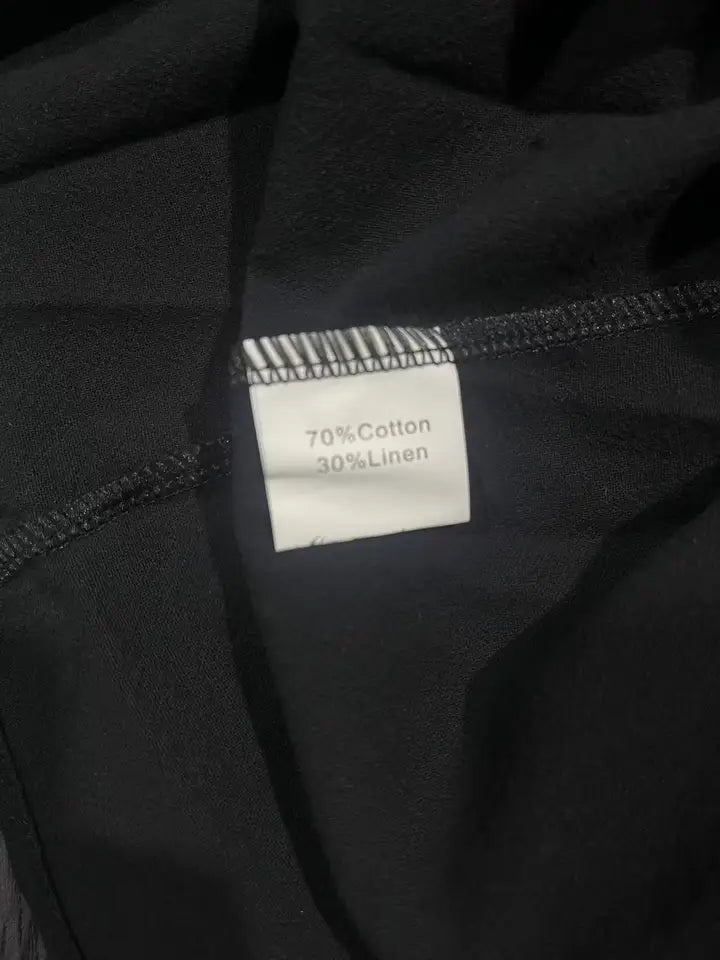 Men's Solid Color Cotton Linen Blend Breathable Sweat Absorbing Easy to Maintain Long Sleeved Shirt Business Casual Slim Fit